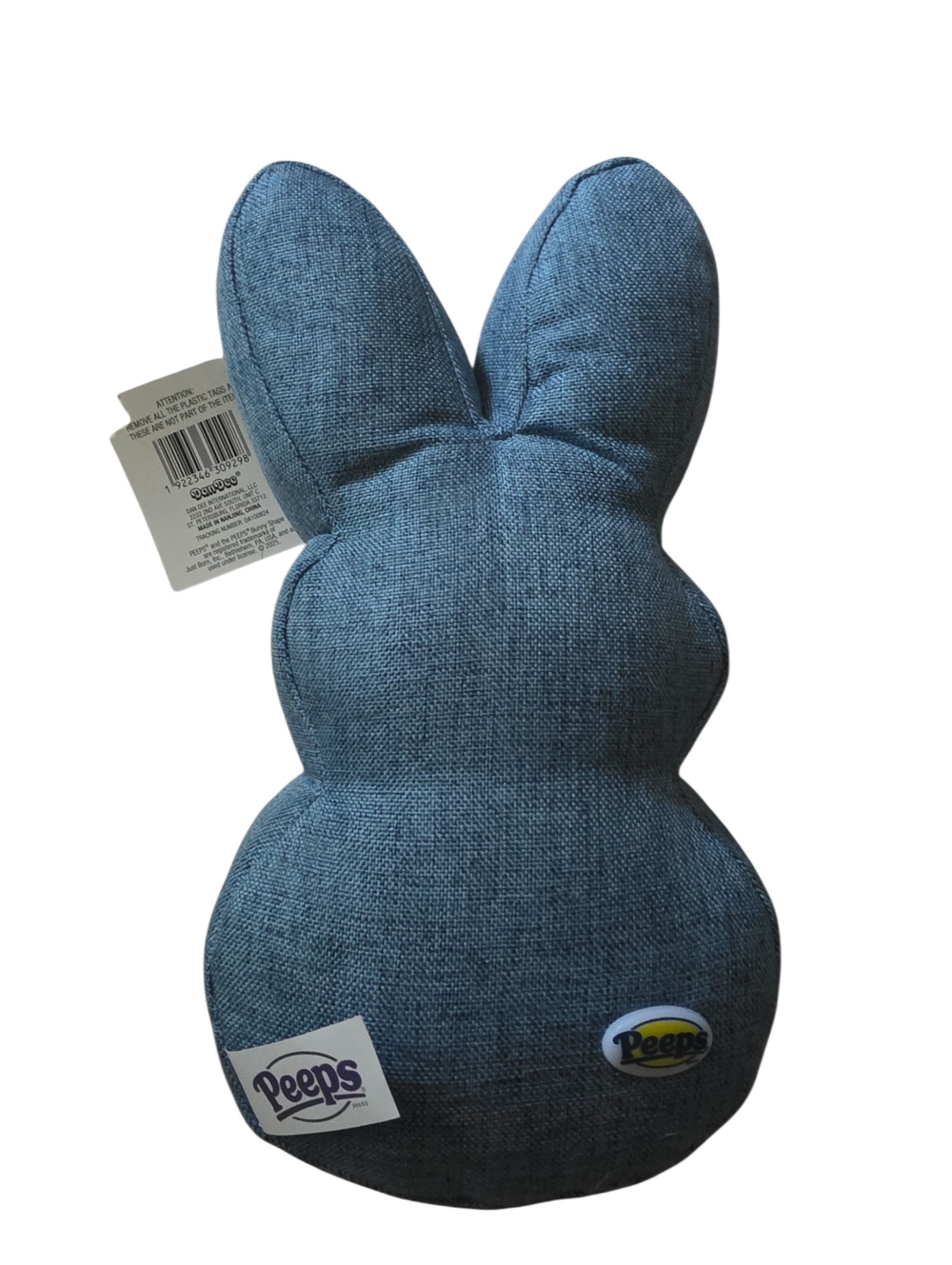 Peeps® Denim Bunny Plush - Picture 2 of 2